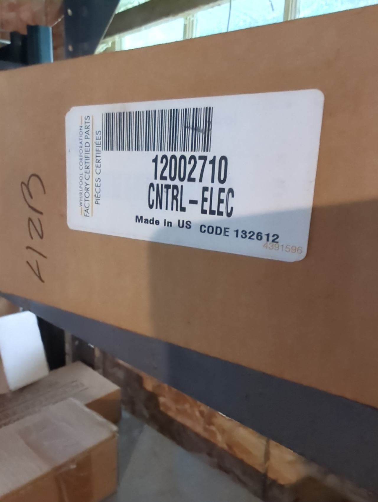Whirlpool 12002710 Electronic Control Board