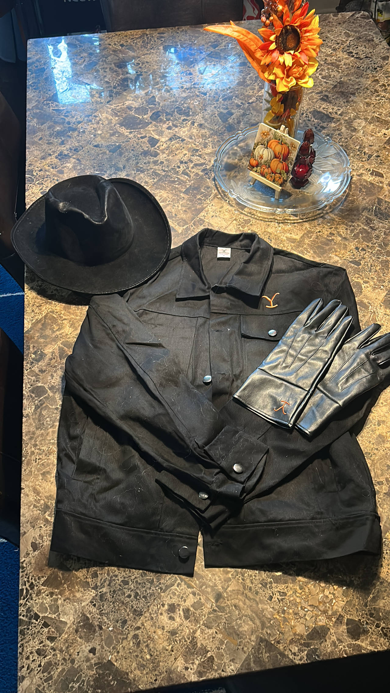 Yellowstones Rip or Black Western Cowboy Outfit Set