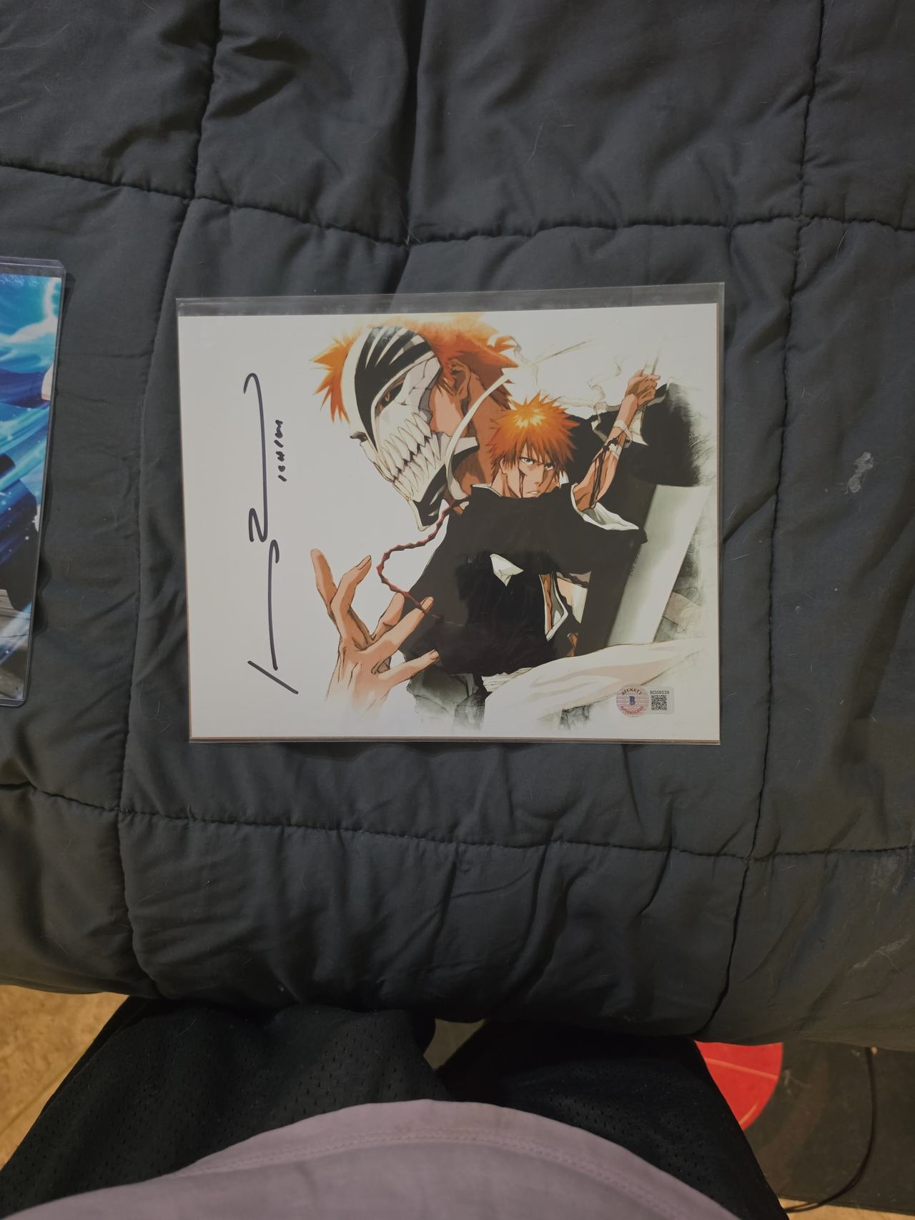 Johnny Yong Bosch Signed Bleach Ichigo Kurosaki 8x10 Photo Beckett COA