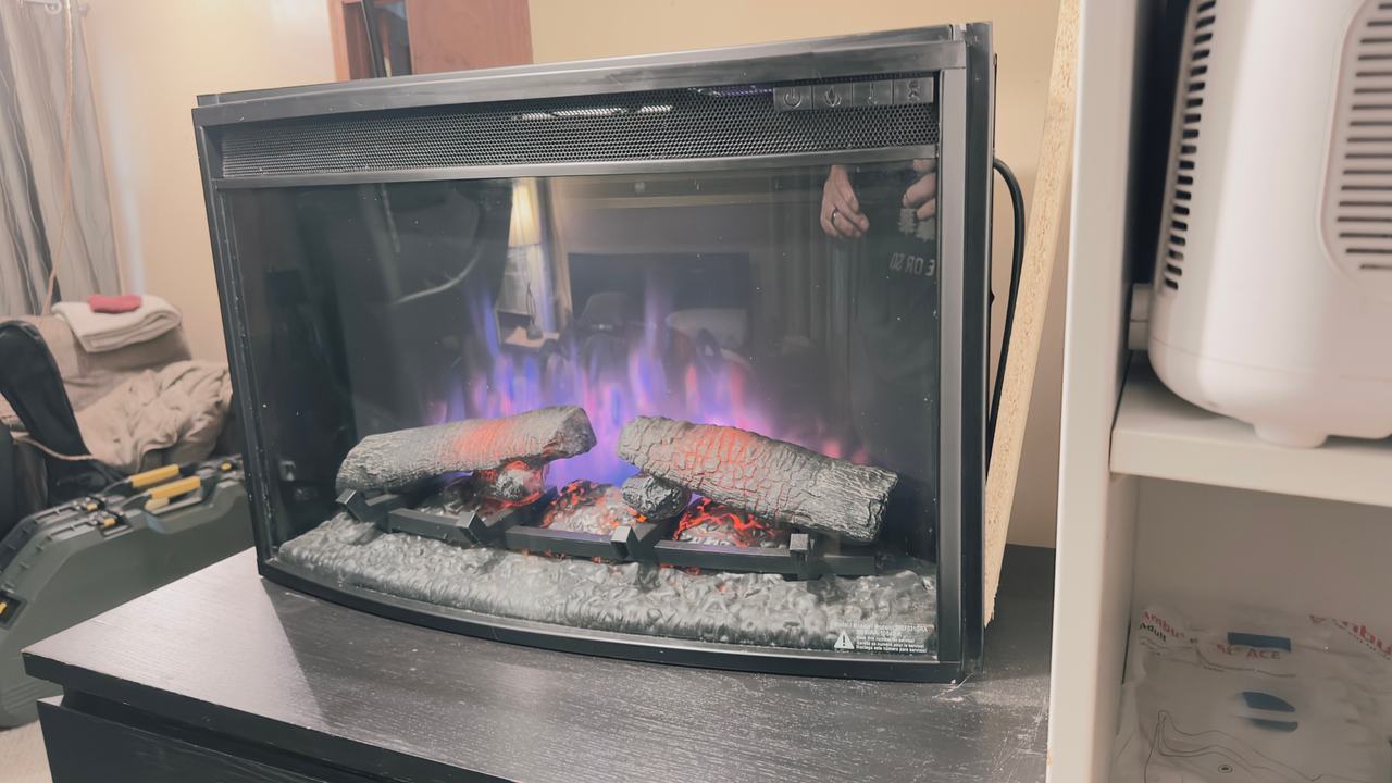 ClassicFlame Spectrafire Plus Curved Electric Fireplace Insert