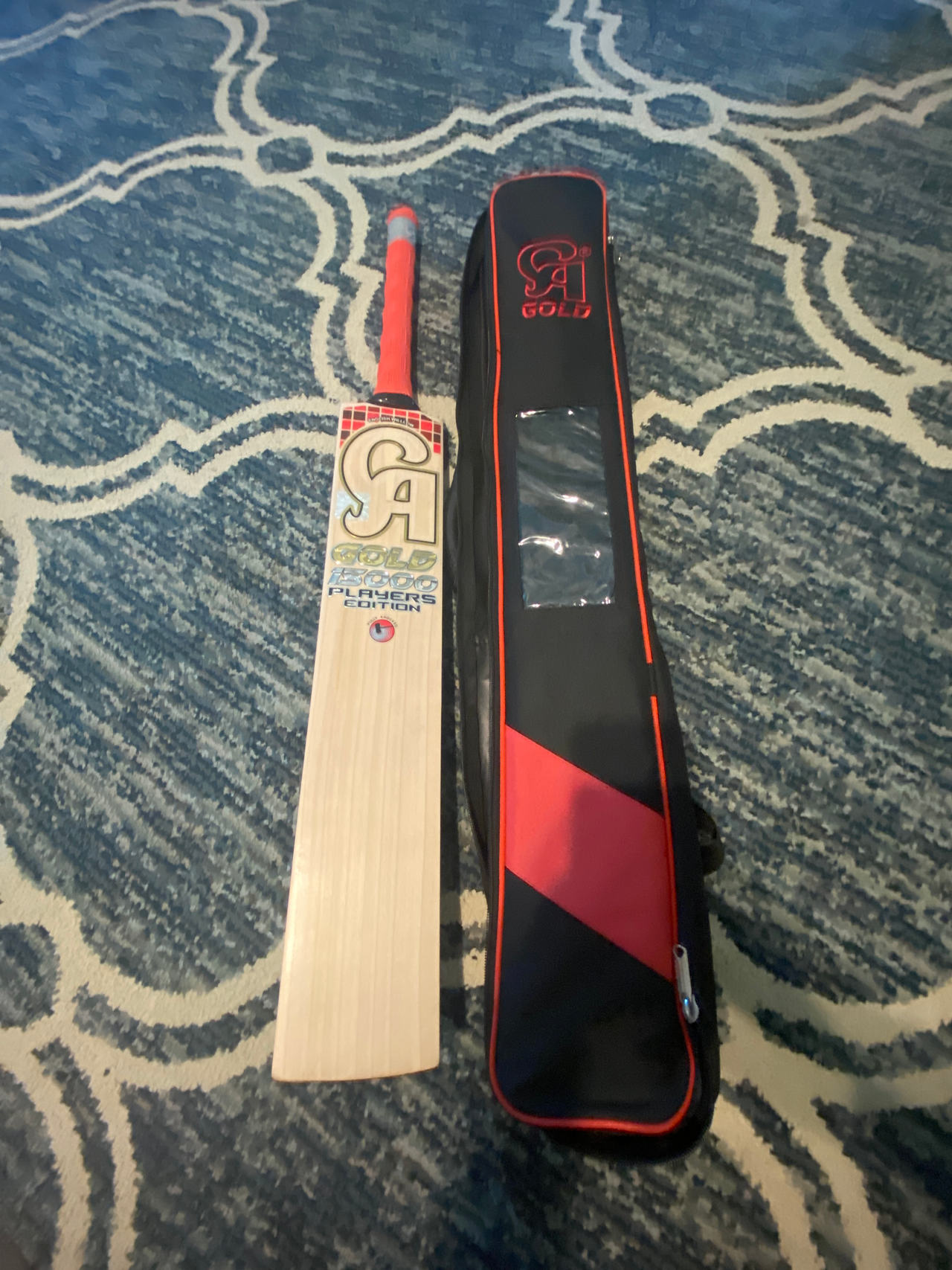 CA Gold Cricket Bat with case