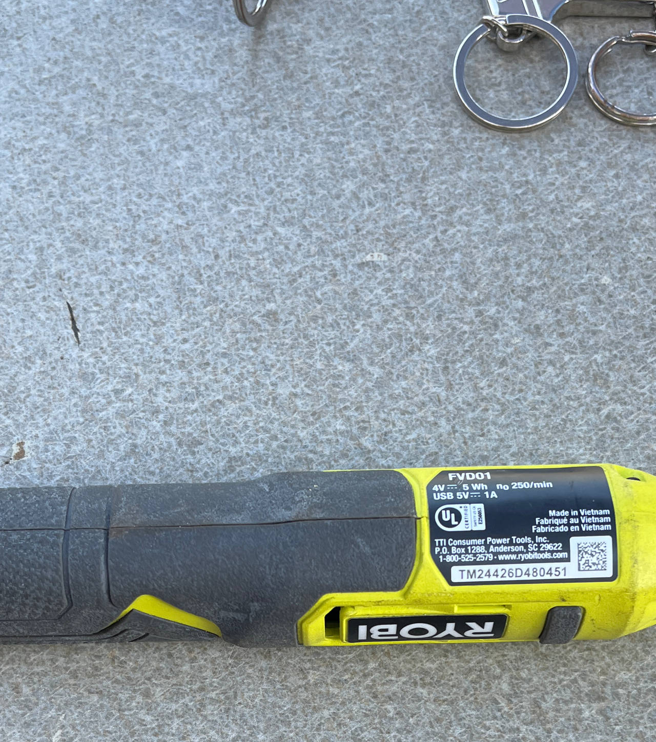 Ryobi 4V Cordless Screwdriver FVD01