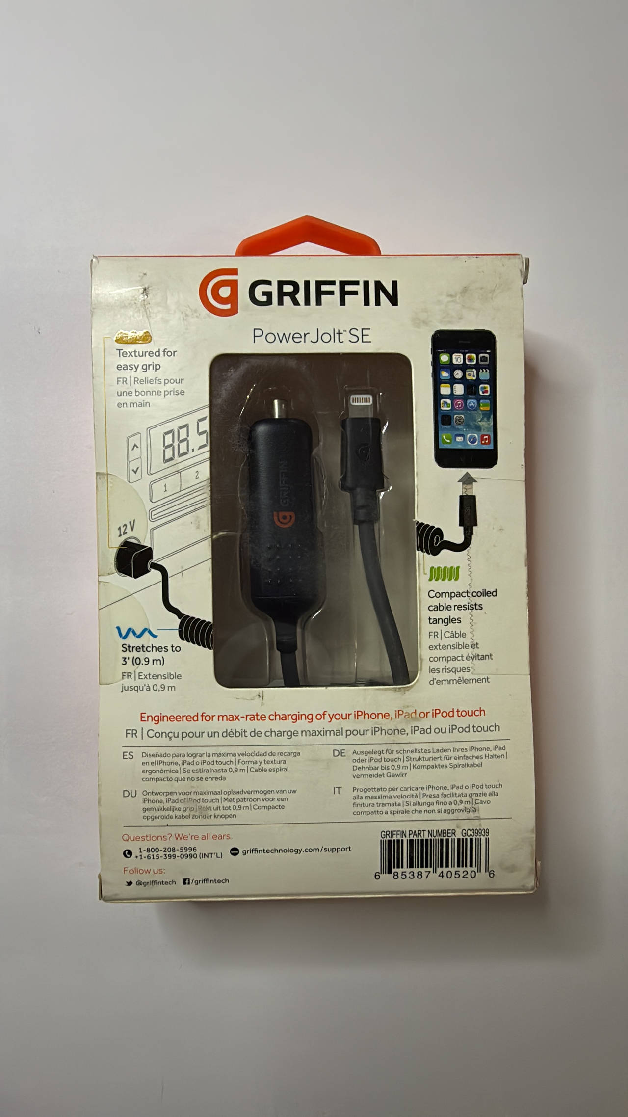 Car Charger with Lightning Connector