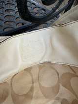 Coach Signature Zoe Hobo Bag NEEDS TO BE CLEANED HAS EXTERIOR STAINS - Image 4