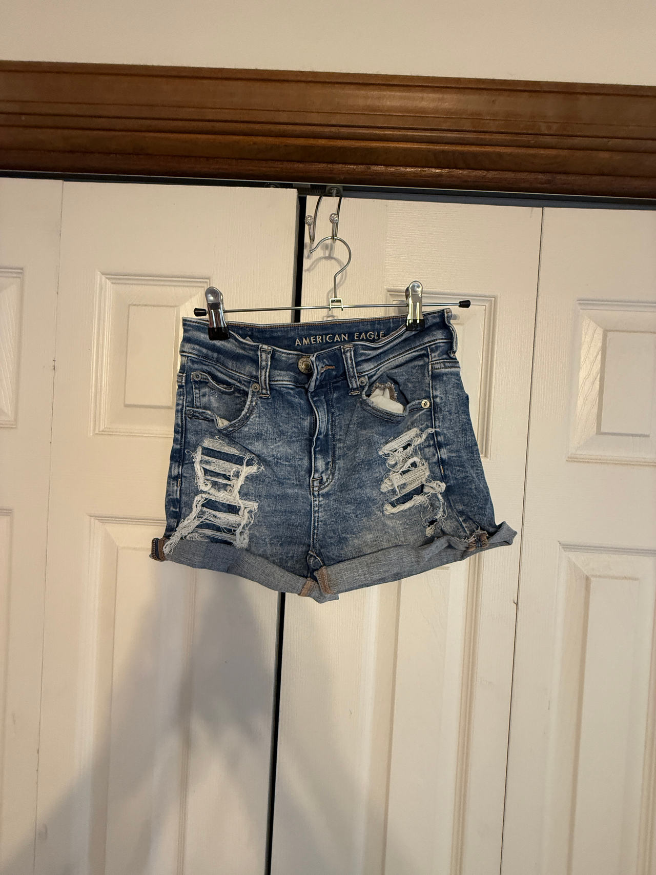 American Eagle Size 2 Denim Shorts, next level stretch shorts 