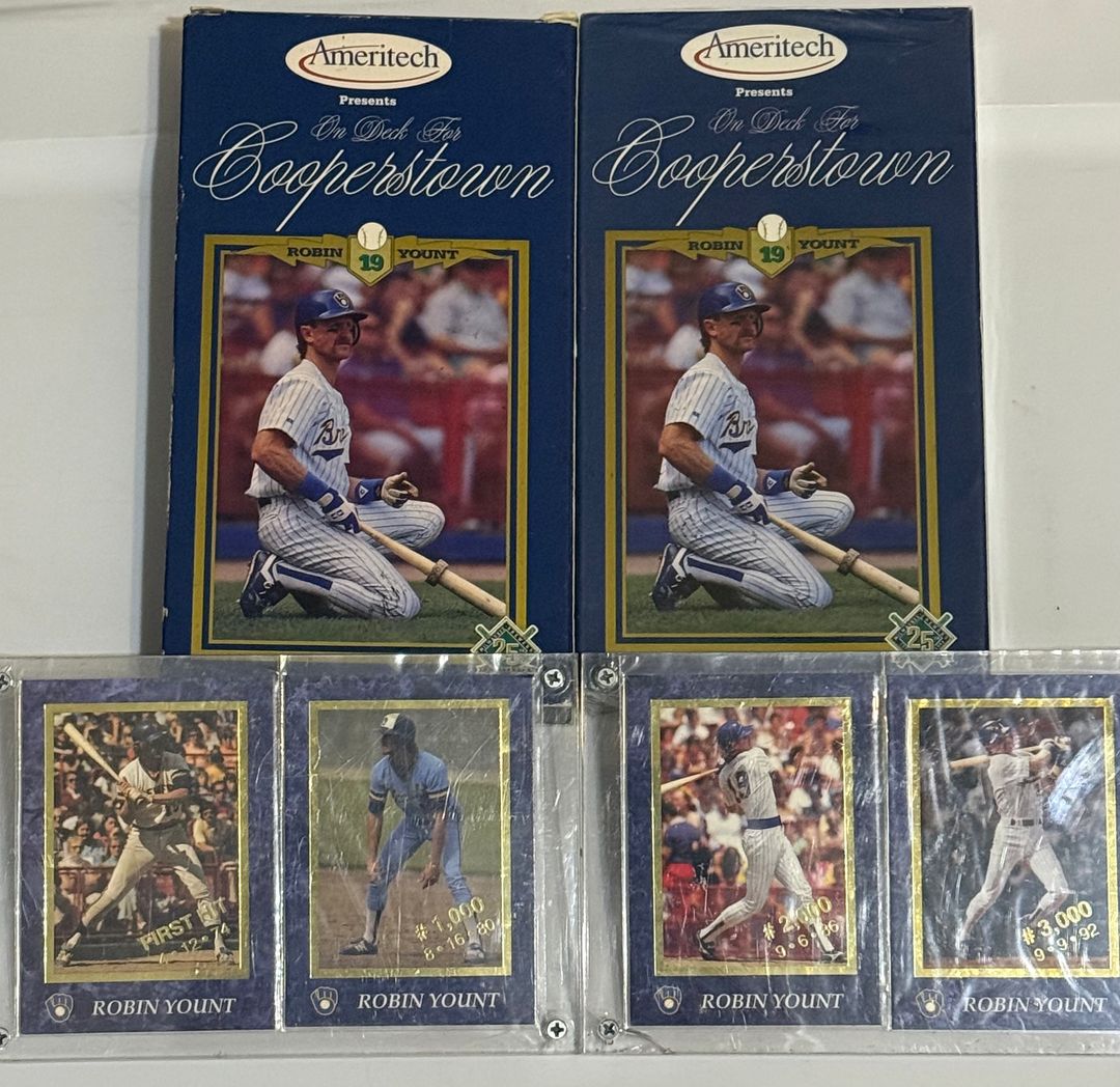 Ameritech On Deck For Cooperstown Robin Yount Baseball Card Set