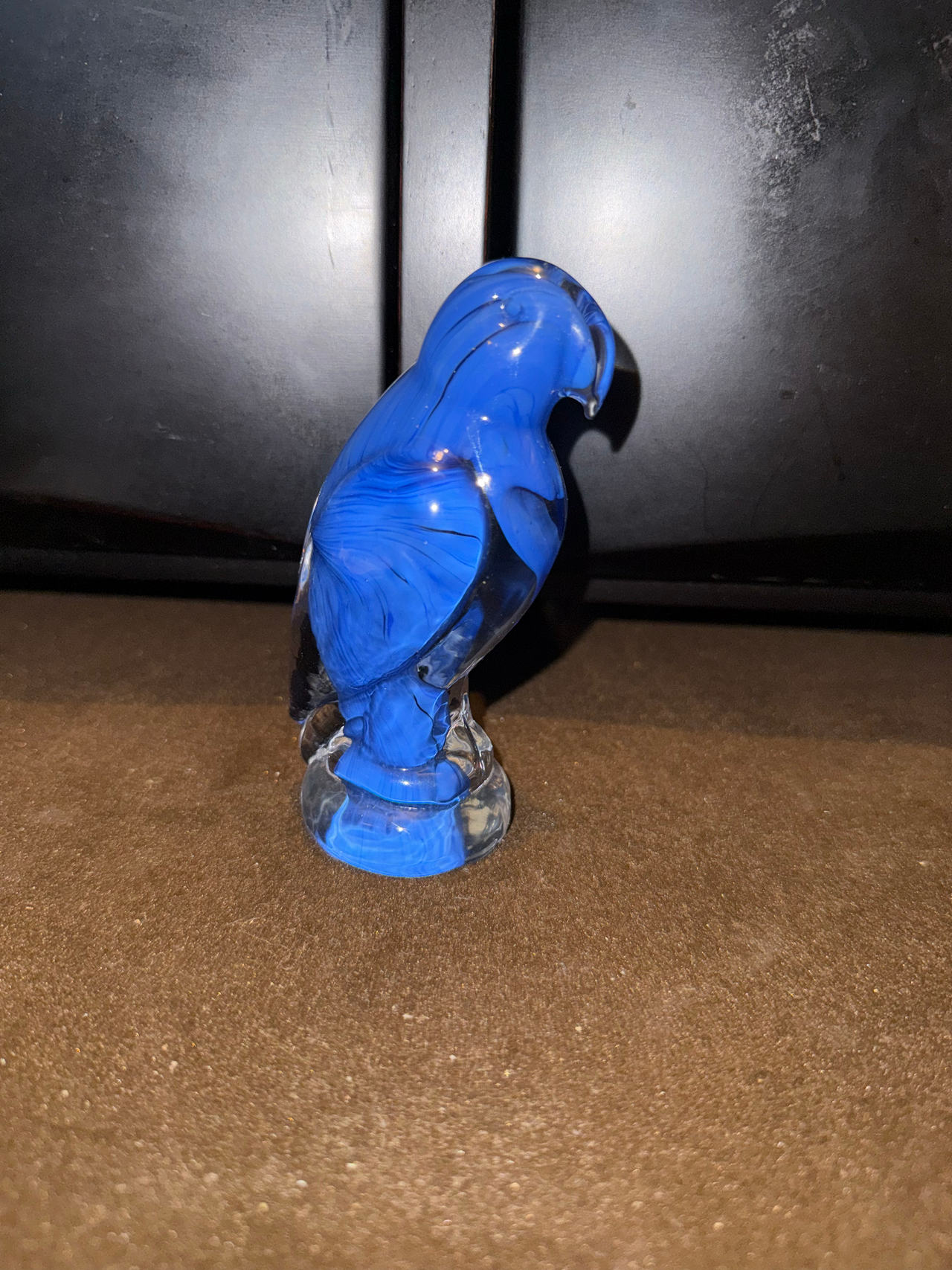 Glass Bird Figurine