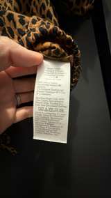 J.Crew Leopard Print Puff-Sleeve Button-Front Top - Image 3