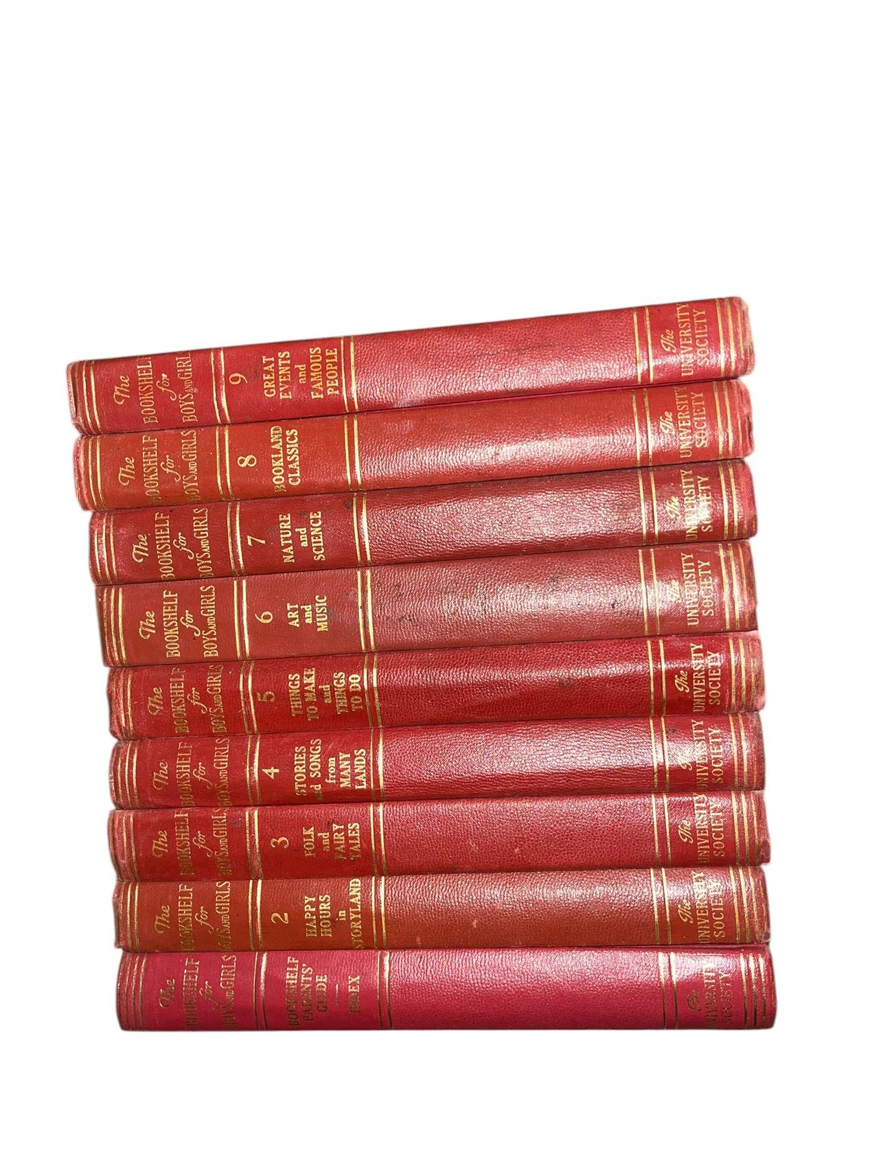 The Bookshelf for Boys and Girls 9 Volume Set