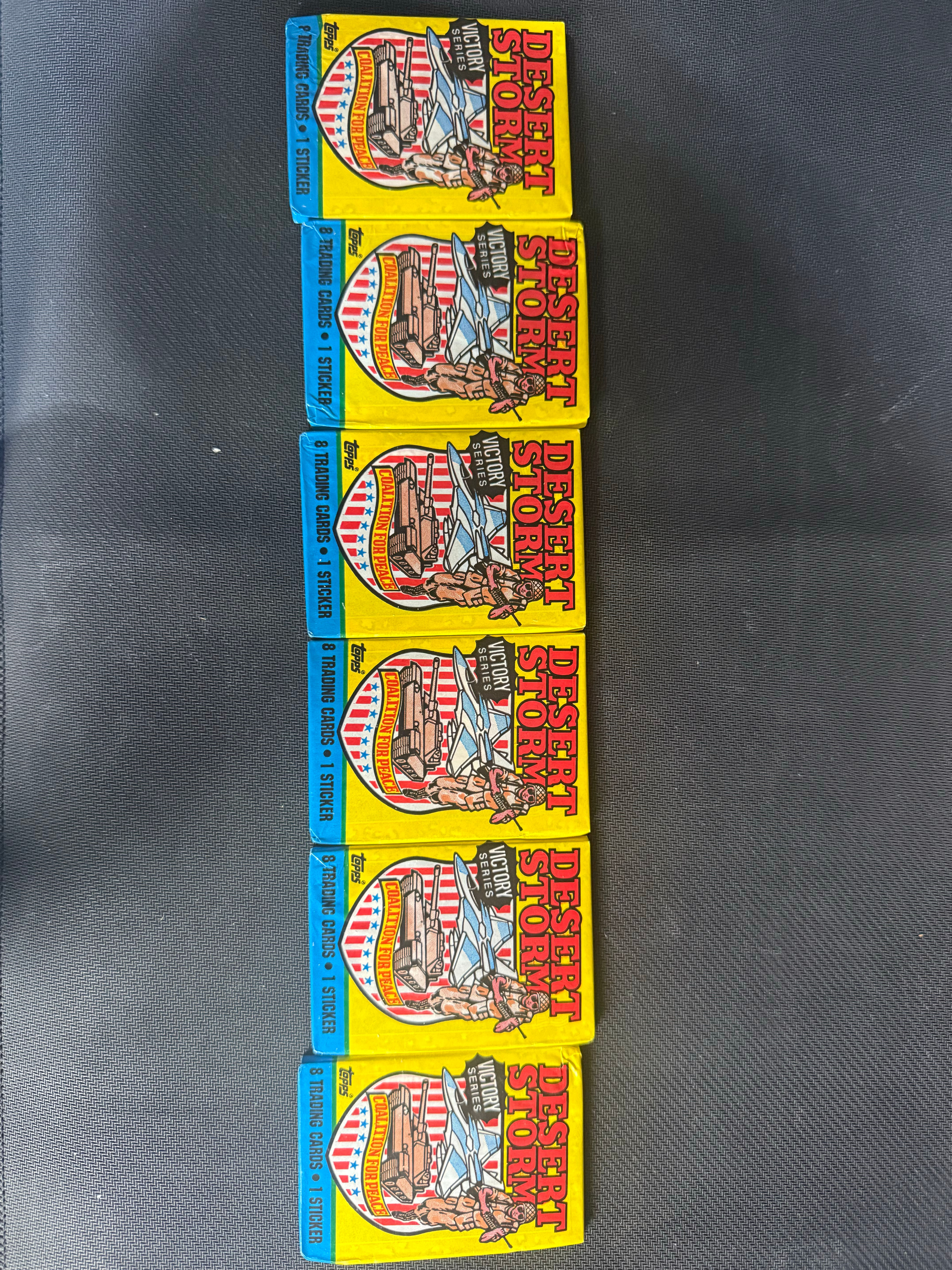 1991 Topps Desert Storm Victory Series Trading Cards Wax Pack