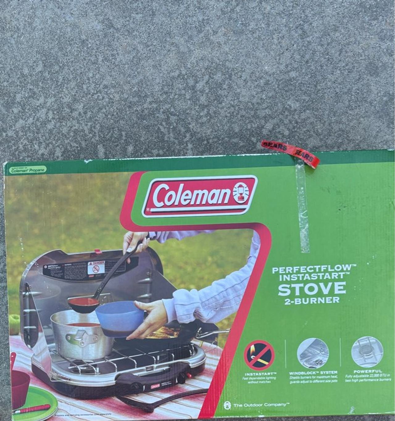 Coleman PerfectFlow InstaStart 2-Burner Propane Stove