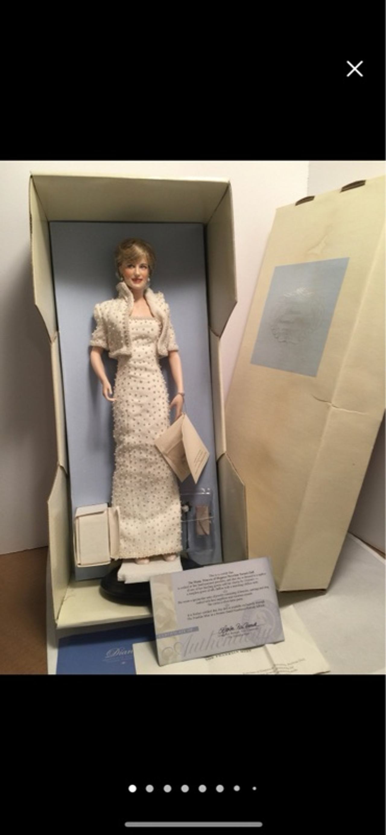 Franklin Mint Princess Diana Porcelain Doll