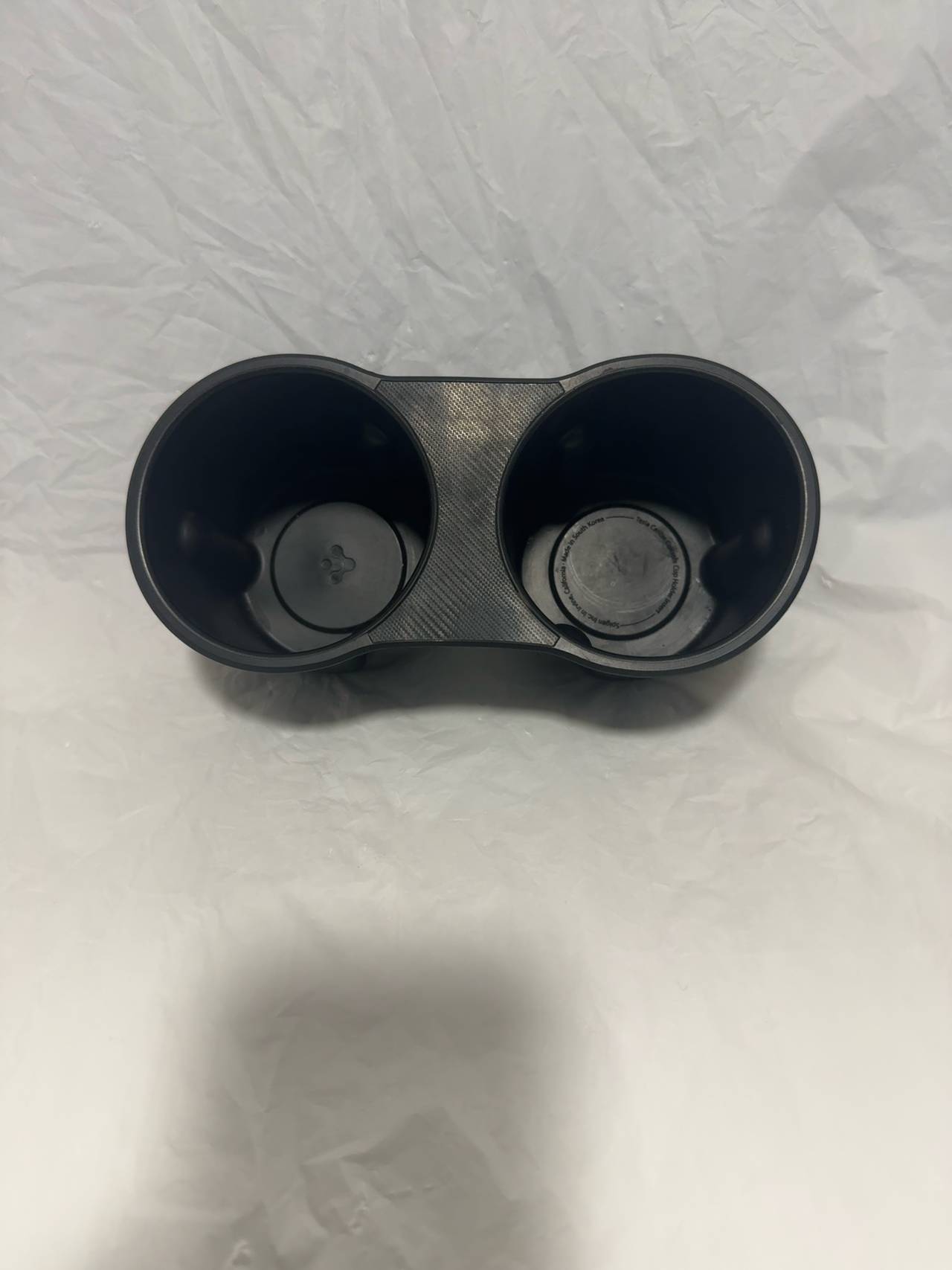 Spigen Center Console Cup Holder Insert Carbon Fiber for Tesla Model 3/Y