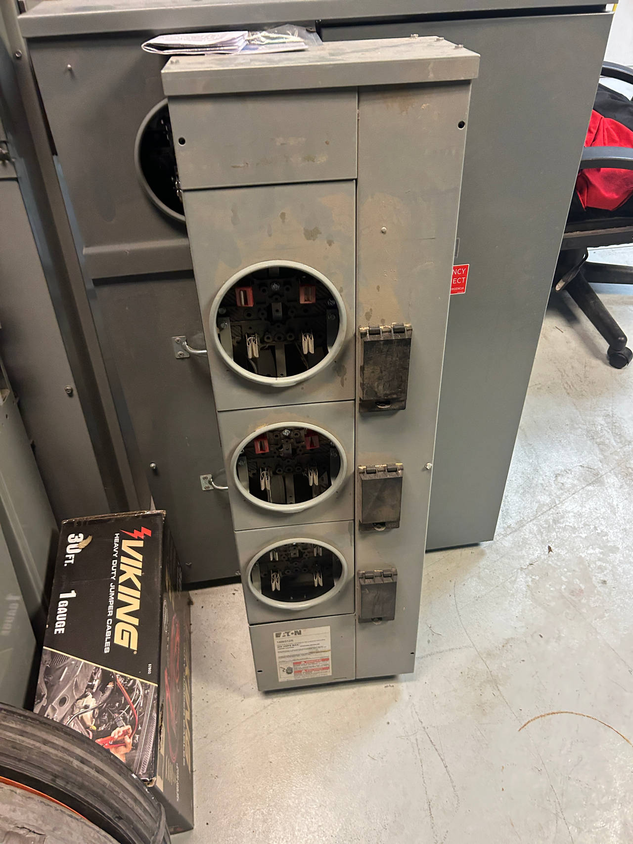 Eaton 3-Gang Meter Socket