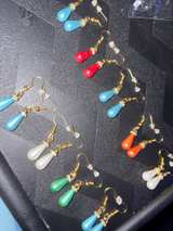 Angel Wing Bead Earrings - Image 2