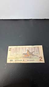 1986 Bank of Canada 2 Dollar Banknote - Image 2