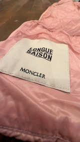 Moncler Joelle Quilted Puffer Jacket Pink Infant 9 - 12 Months Baby Coat  - Image 5