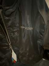 Spyder Black Bomber Jacket Size Medium - Image 4