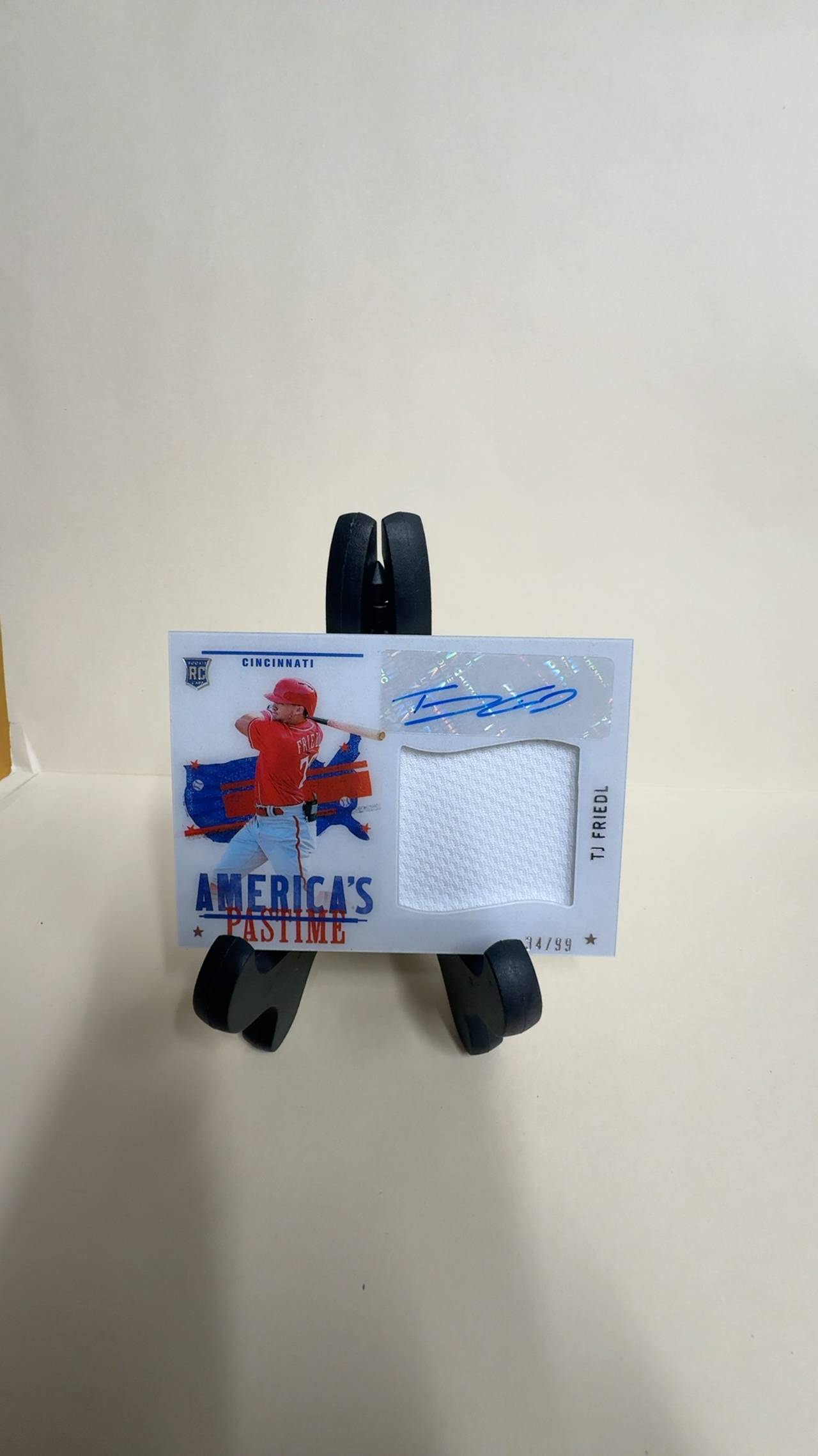 Panini Chronicles America's Pastime Baseball Card TJ Friedl /99