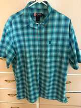 Chaps Ralph Lauren Short Sleeve Plaid Button Down Shirt - Image 7