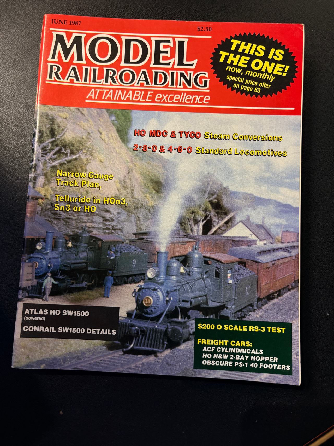 Model Railroading Magazine June 1987 Issue