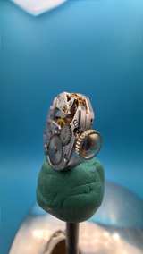 Hamilton 22 Jewel Vintage Watch Movement running with signed crown and dial - Image 3
