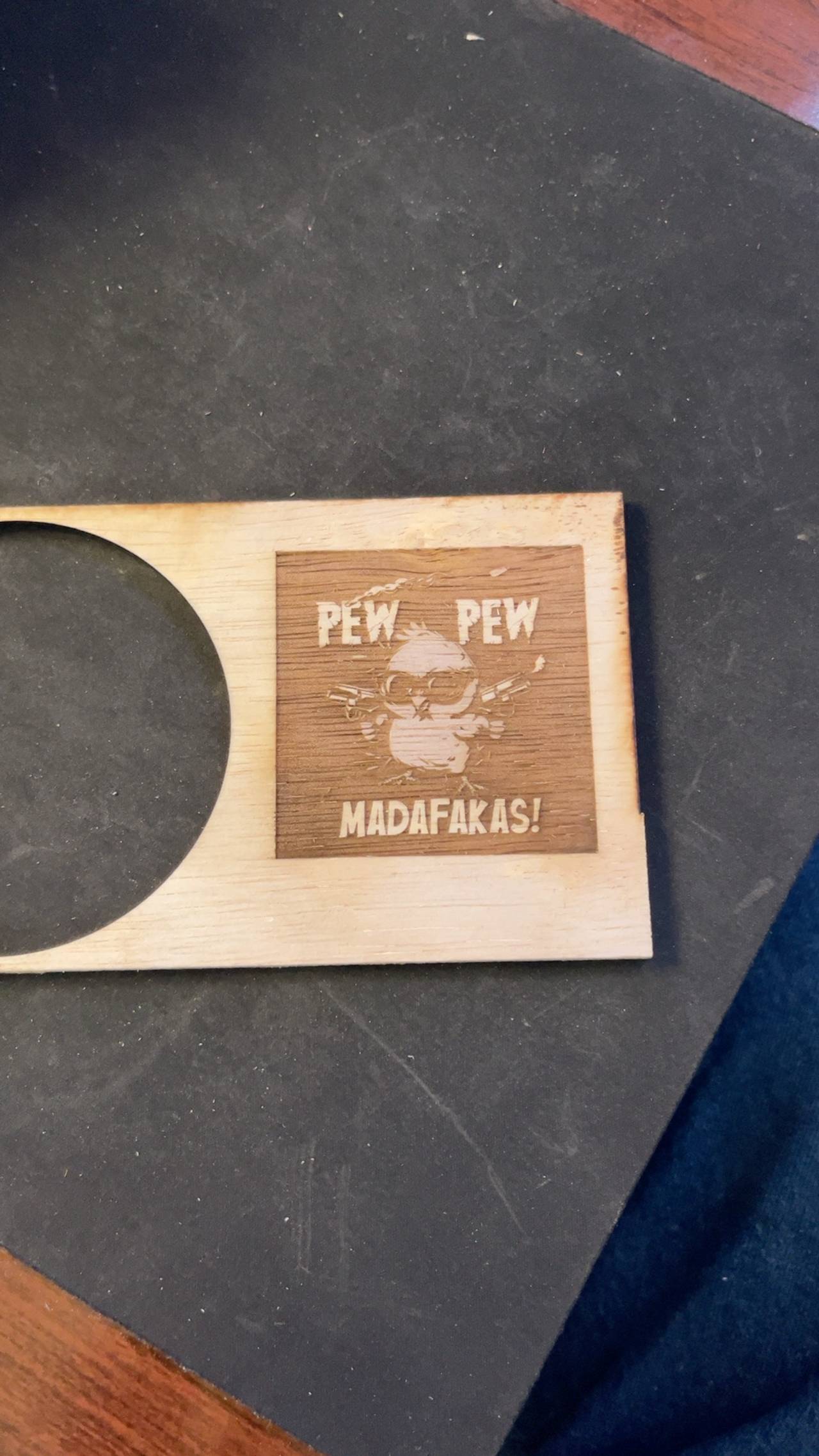 Wooden Engraved Door Hanger Sign