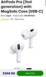 Apple AirPods Pro (2nd Generation) with MagSafe Charging Case (USB-C) - Image 2