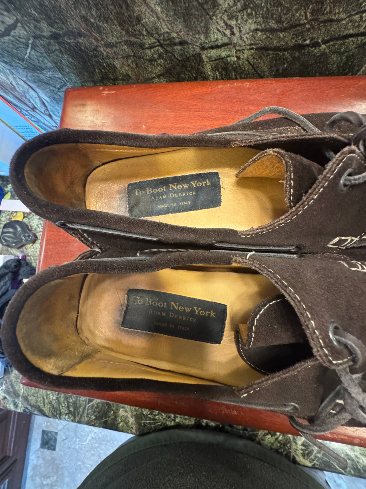 To Boot New York Adam Derrick Suede Boat Shoes