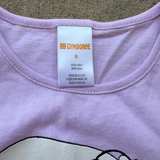 Gymboree Shirt Girls Size 8 Long Sleeve Graphic Tee Purple  - Image 2