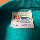 Vintage Hanes Turquoise Crewneck - Image 2