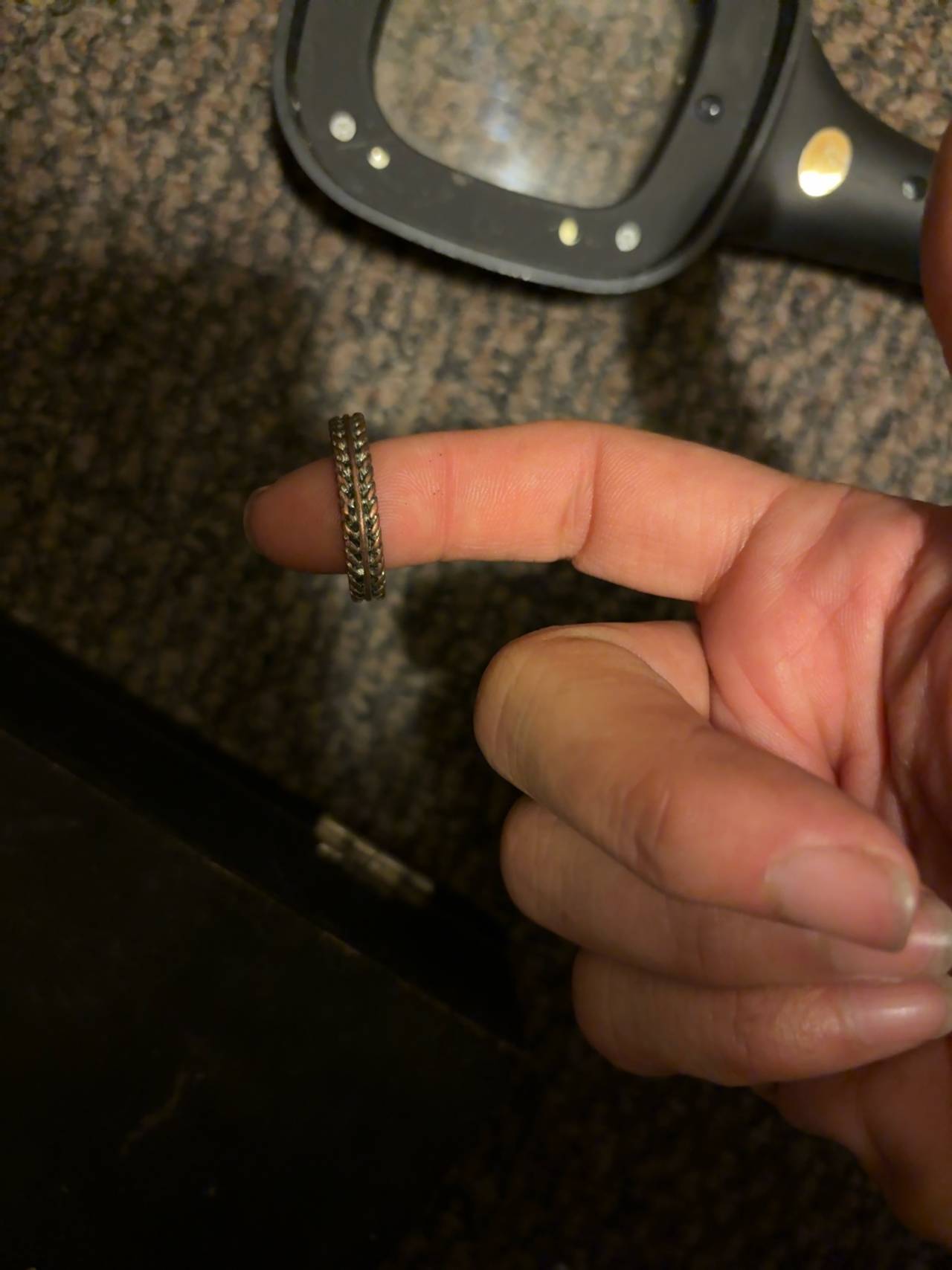 Kendra Scott Emery Gold Band Ring in Black Crystal