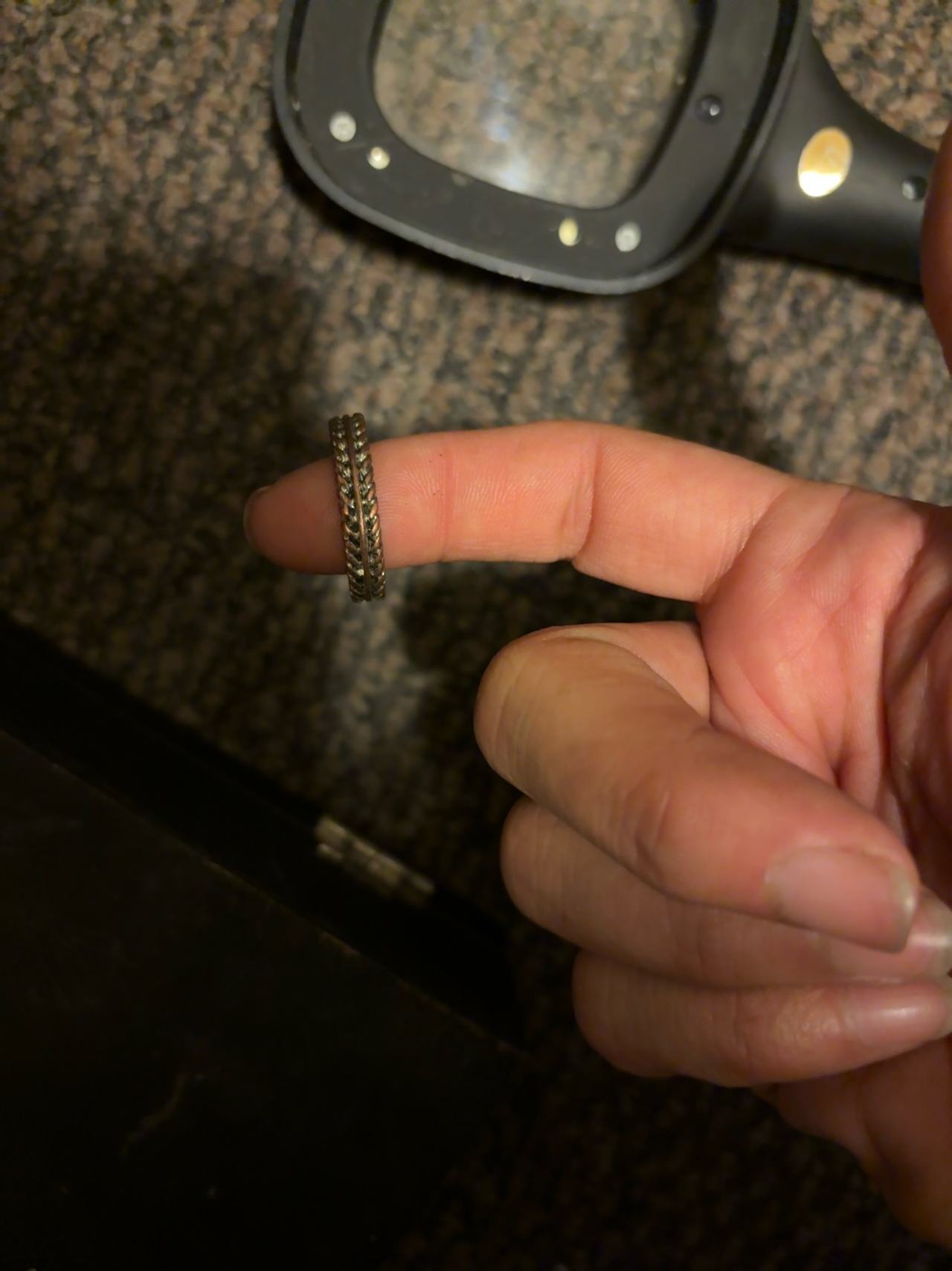 Kendra Scott Emery Gold Band Ring in Black Crystal