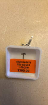 Moissanite Cross Pendant - Image 2