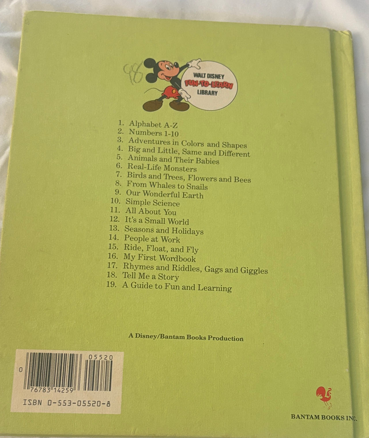 Walt Disney Fun-to-Learn Library Volume 5: Animals and Their Babies