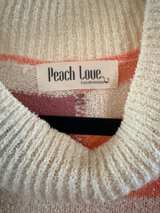 Peach Love California Striped Colorblock Sweater - Image 2
