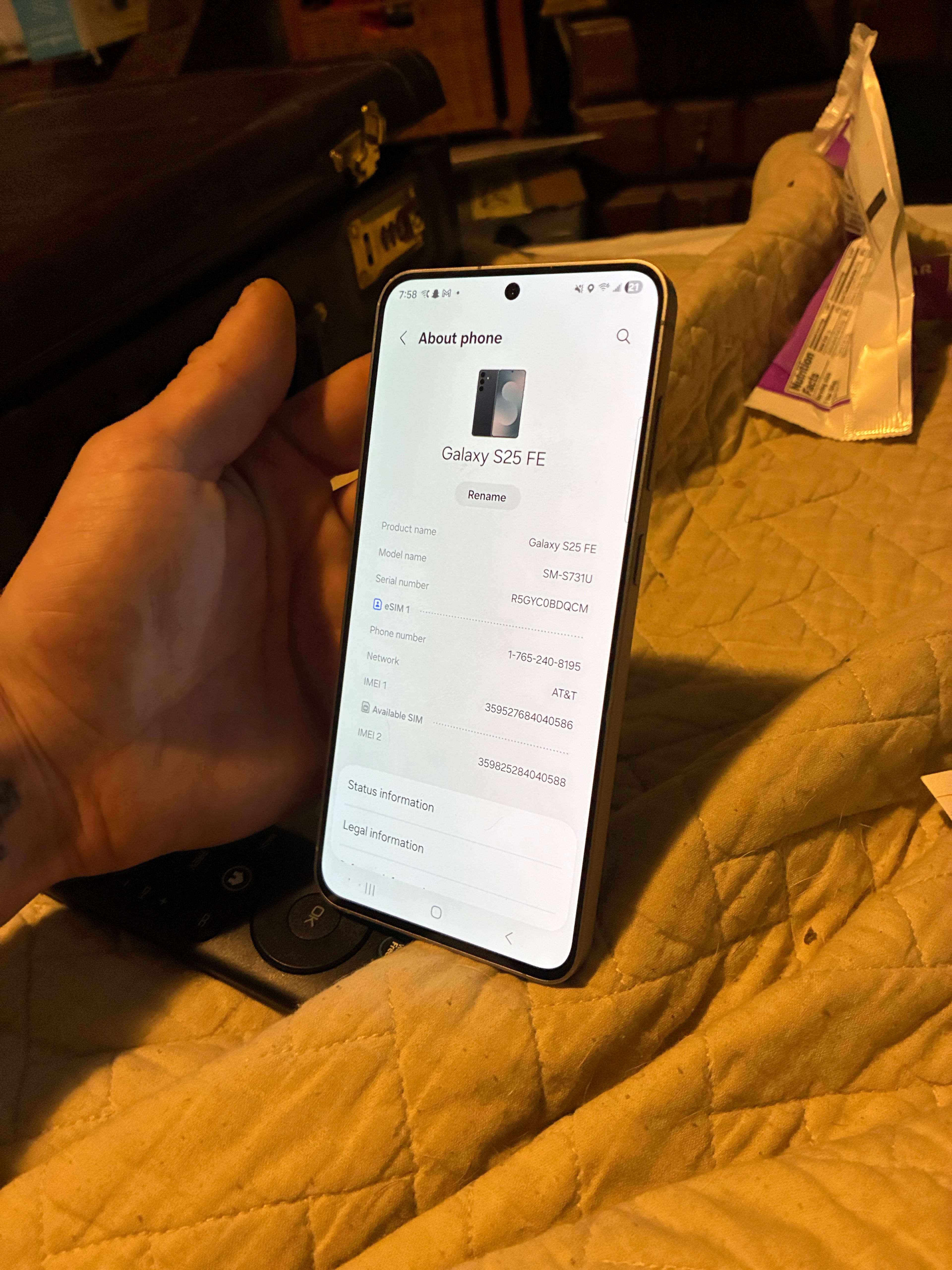 AT&T Samsung Galaxy S25 FE