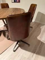 Ethan Allen Antiqued Pine Old Tavern Rustic 37" Drop Leaf End Table - Image 4