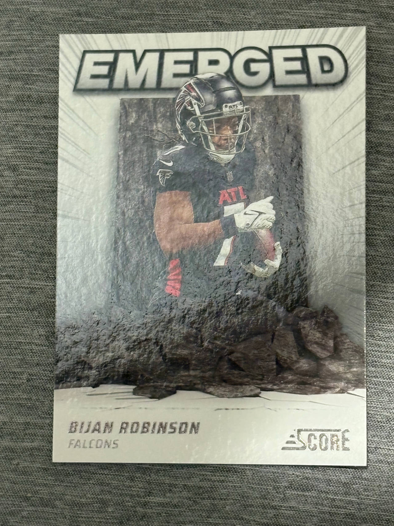 2023 Score Emerged Bijan Robinson Rookie Card | Falcons