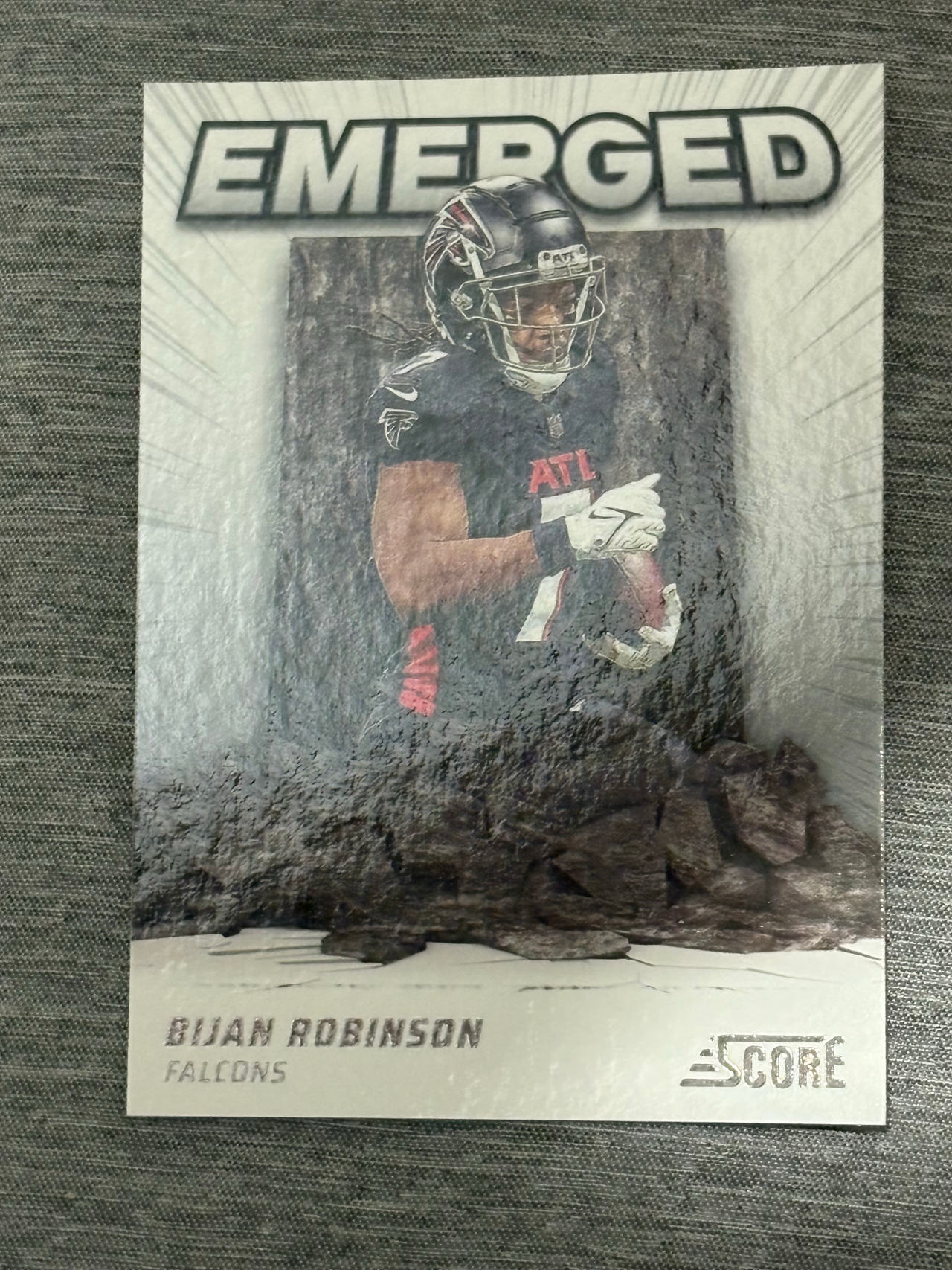 2023 Score Emerged Bijan Robinson Rookie Card | Falcons