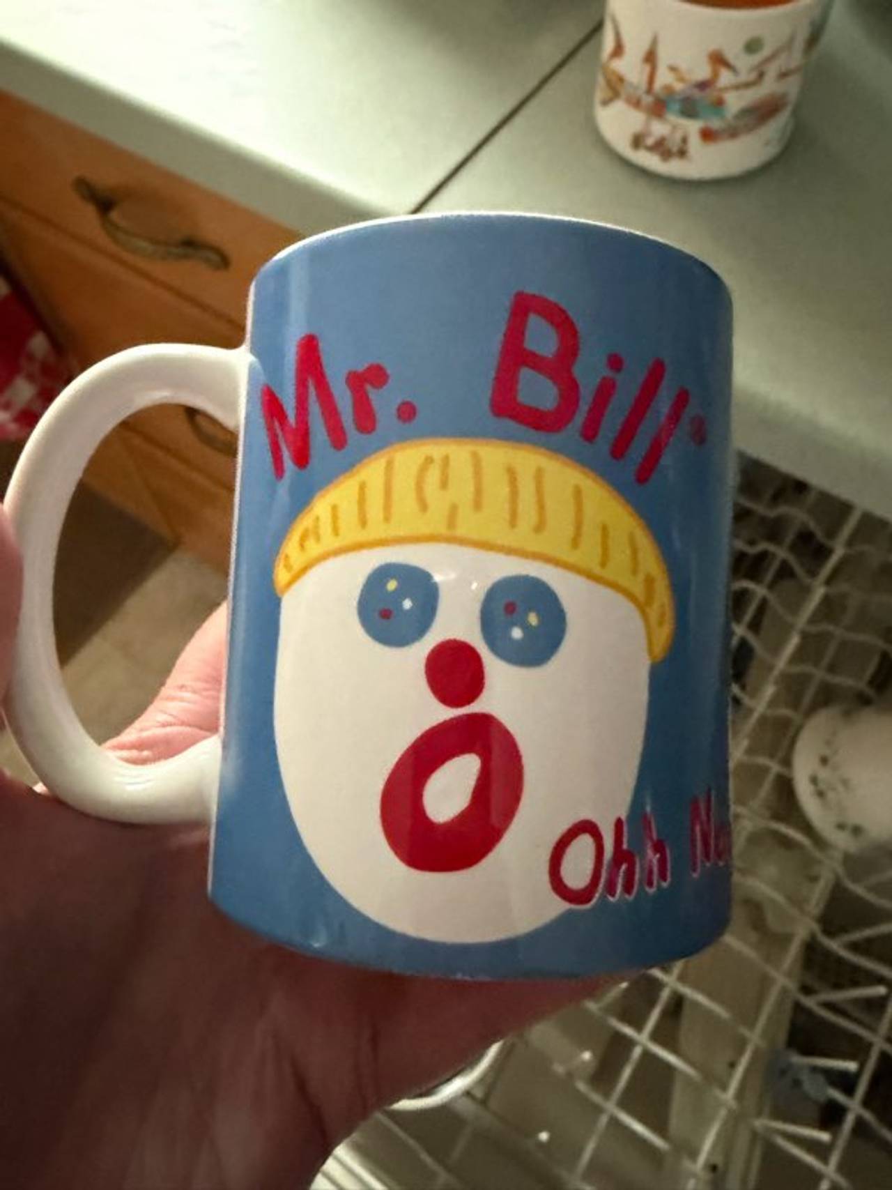 Vintage Mr. Bill Saturday Night Live Coffee Mug