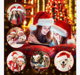 3-PACK Christmas Santa Hat for Adults, Velvet Holiday Santa Claus Hat - Image 4