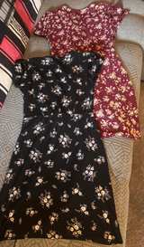 Maroon & Black Floral Dresses - Image 2