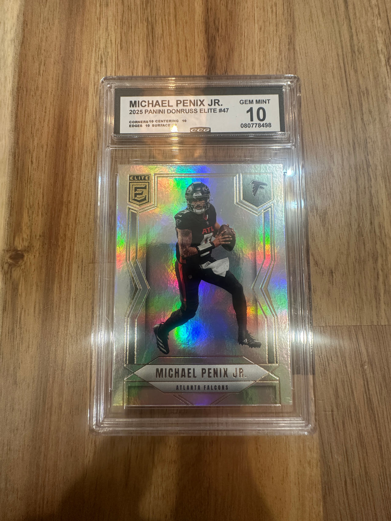 2024 Panini Donruss Elite Michael Penix Jr. #47 CCG 10