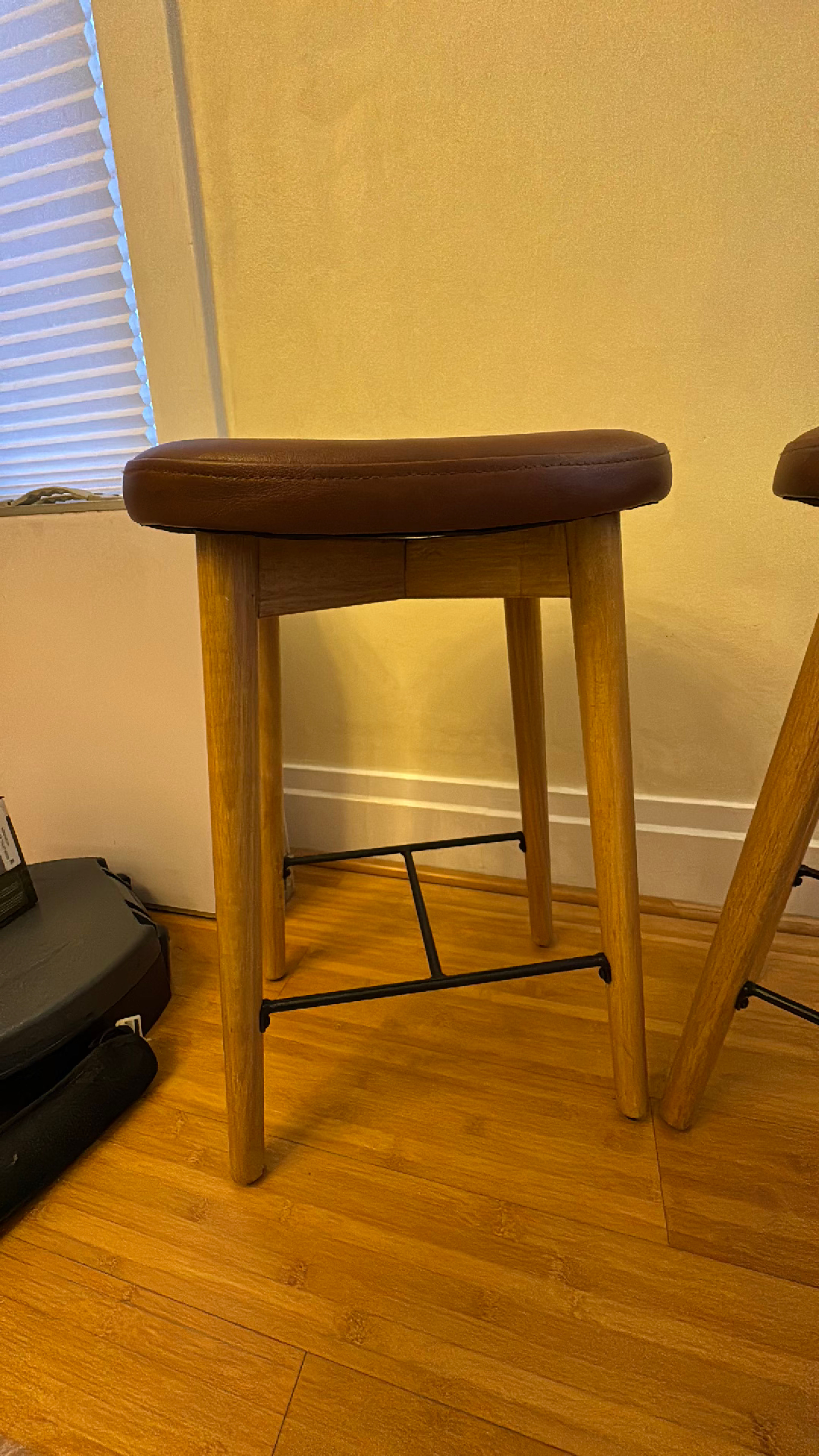 Mid-century Modern Bar Stools - Image 2