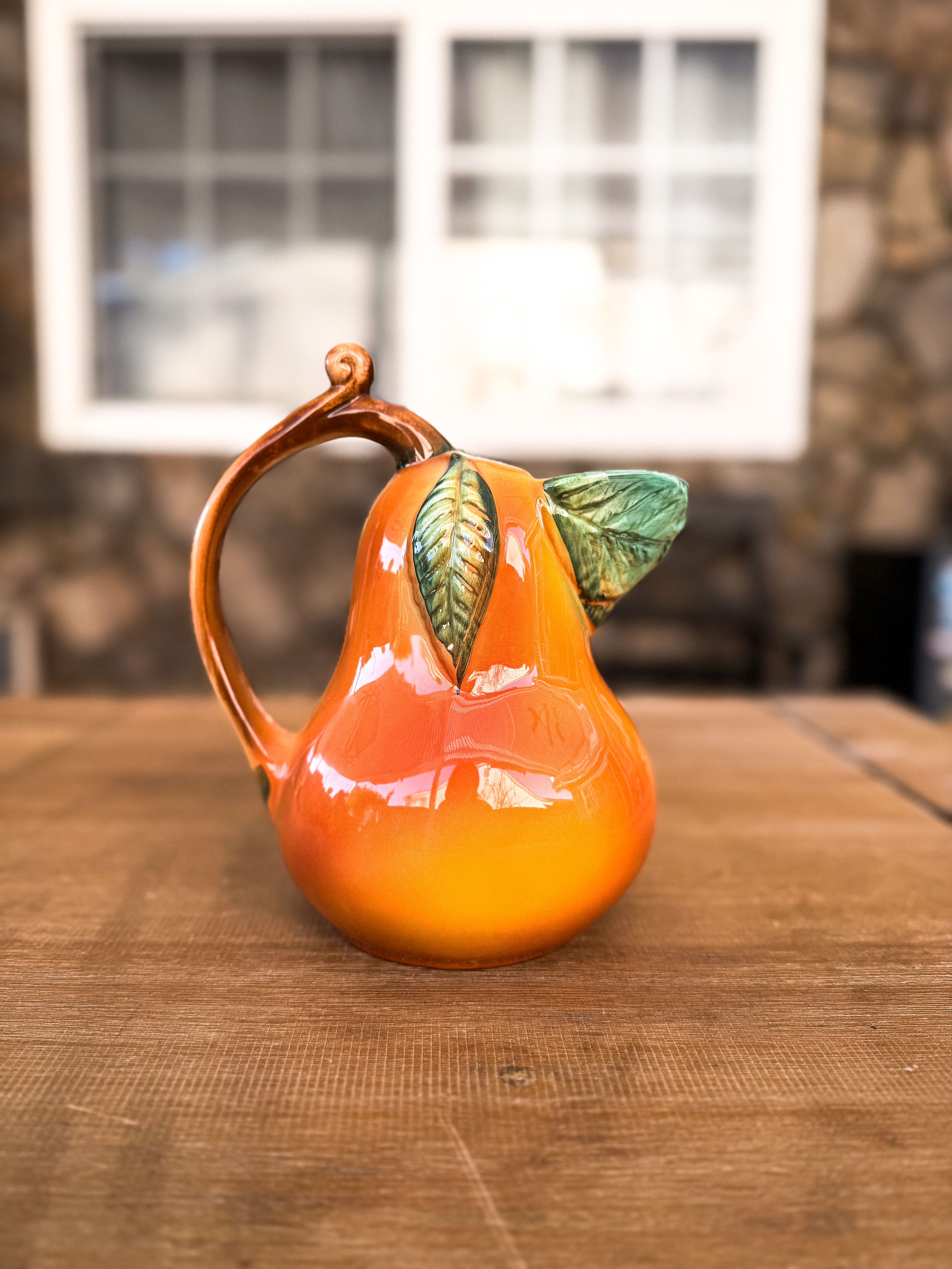 Bordallo Pinheiro-Like Juicy Pear Pitcher - Image 5