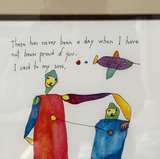 Quiet Pride ~ Child Art Print by Brian Andreas nicely framed 14” x 17” - Image 3