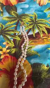 Faux Pearl Strand Necklace with Gold-Tone Clasp - Image 5