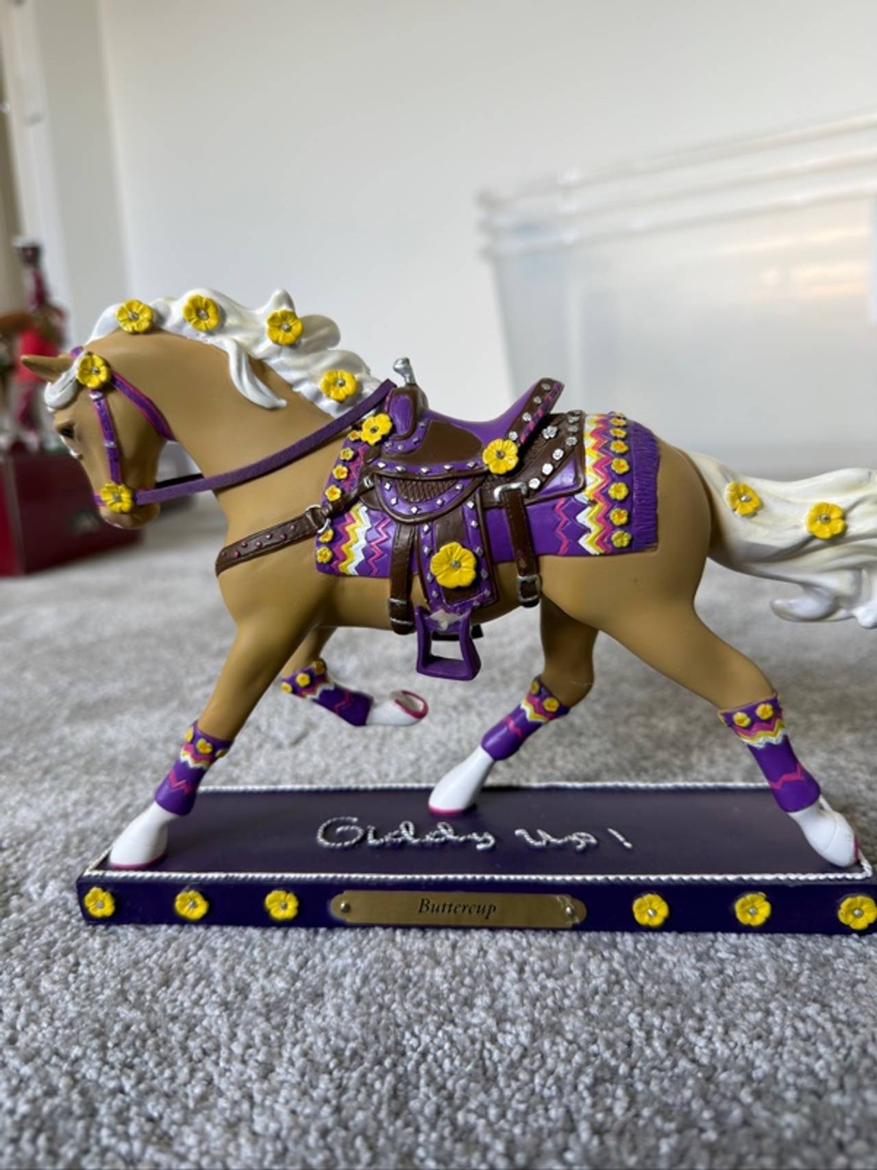 Enesco Trail of the Painted Ponies Buttercup Multicolor Figurine