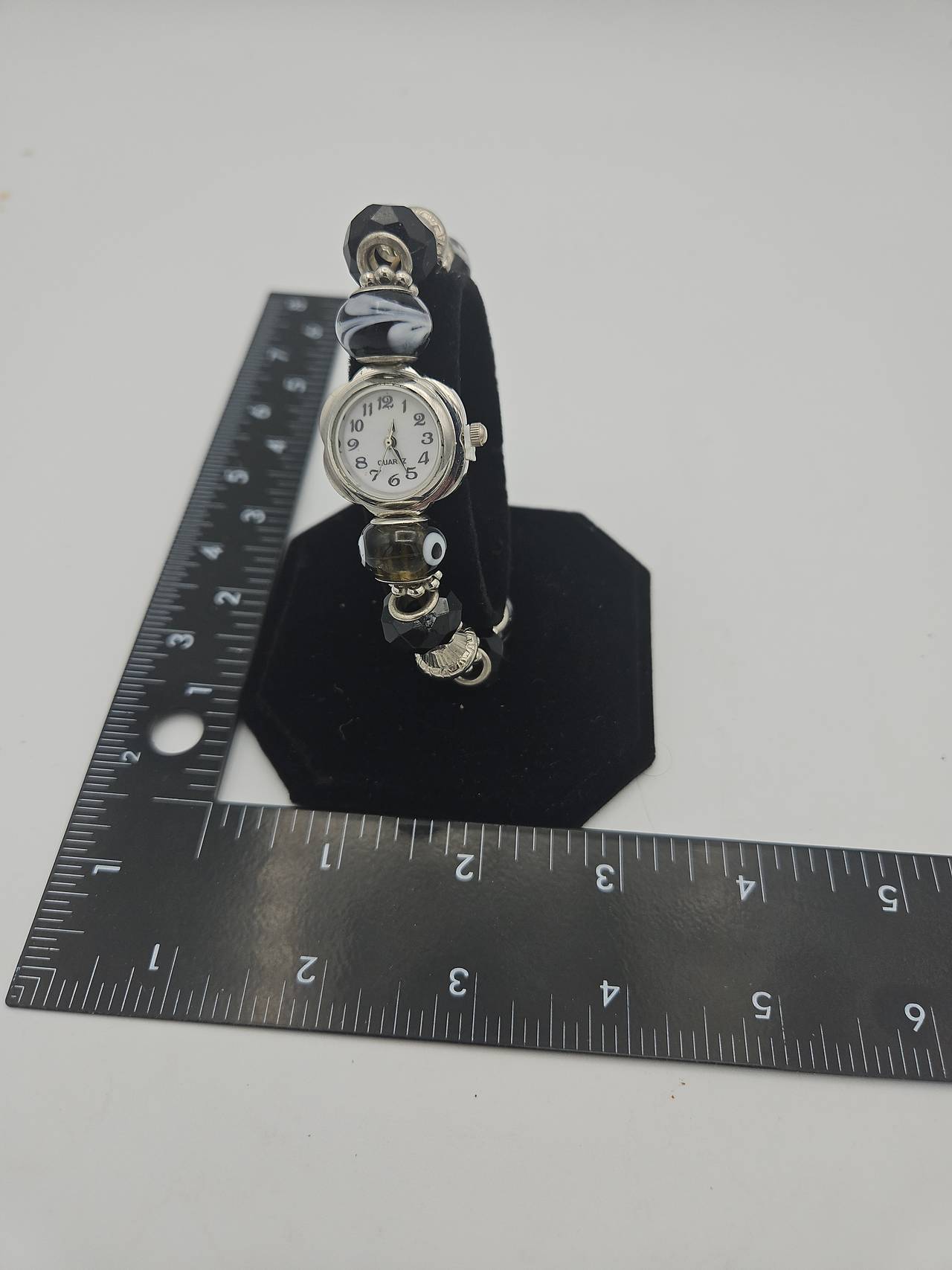 Vintage Style Beaded Bracelet Quartz Watch